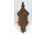 Antik faragott fali zsebóra tartó 25.5 x 11 cm
