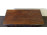 Antik dúsan faragott alakos strázsa díszítéses íróasztal 80 x 160 cm