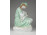 Herendi porcelán szoptató anya gyermekével figura 20 cm