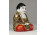 Régi jelzett japán Satsuma porcelán figura 6.5 cm