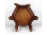 Orientalista kisméretű faragott teázó asztal 47 cm