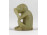 Régi kisméretű faragott zsírkő majom 3.6 cm