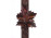 Nagyméretű fa kereszt feszület faragott Jézussal 77.5 cm
