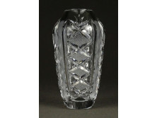 Hibátlan ólomkristály váza ibolyaváza 11 cm