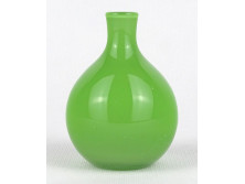 Gunnar Nyland - Glimakra zöld skandináv fújt üveg váza ~1960