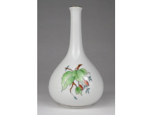 Hecsedli mintás Herendi porcelán váza ibolyaváza 13 cm