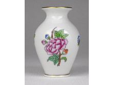 Eton mintás Herendi porcelán váza ibolyaváza 6.5 cm