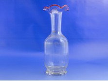 Antik különleges színezett üveg váza