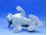 Royal Dux porcelán bulldog kutya figura