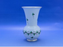 Régi petrezselymes porcelán herendi váza
