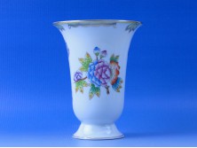 Régi herendi Viktória porcelán váza