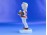 Jelzett Royal Dux porcelán kislány figura