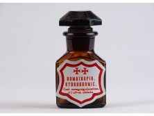 Antik gyógyszeres patika üveg HOMATROPIN