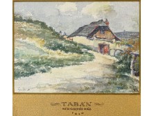 Tábor János akvarell 1910-ből