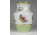 Viktória mintás Herendi porcelán váza 14 cm
