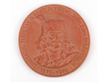 Jelzett, II. Rákóczi Ferenc emléktúra, cserép plakett 12 cm