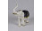 Régi aranyozott Rudolf Kammer porcelán elefánt 11.5 cm