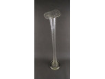 Hatalmas osztrák mid century fehér fújtüveg váza szálváza 63 cm