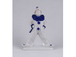 Régi Ferdinand Liebermann Rosenthal porcelán bohóc figura 15 cm
