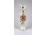 Vajszínű orchideás Zsolnay porcelán váza 26.3 cm