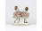 Antik Scheibe-Alsbach porcelán figura - Táncoló kislány pár