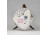 Hollóházi garden mintás porcelán liba figura 17 cm