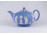 Régi antik jelenetes Wedgwood porcelán teáskanna