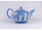 Régi antik jelenetes Wedgwood porcelán teáskanna