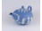 Régi antik jelenetes Wedgwood porcelán teáskanna