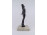 Régi szecessziós női akt, bronz szobor bronz talapzaton 25.6 cm