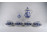 Régi négy személyes kék fehér Hutschenreuther porcelán teás készlet Meisseni hatású