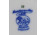 Régi négy személyes kék fehér Hutschenreuther porcelán teás készlet Meisseni hatású