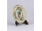 Vajszínű Zsolnay porcelán, aranyozott, kék pillangós tányérka 8.5 cm