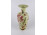 Vajszínű Zsolnay orchideás porcelán váza 26.5 cm