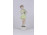 Régi Zsolnay porcelán kislány virággal 13.7 cm