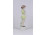 Régi Zsolnay porcelán kislány virággal 13.7 cm