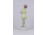 Régi Zsolnay porcelán kislány virággal 13.7 cm