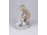 Hibátlan Schaubach Kunst nyuszikat etető kisfiú porcelán figura 14.5 cm
