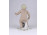Hibátlan Schaubach Kunst nyuszikat etető kisfiú porcelán figura 14.5 cm