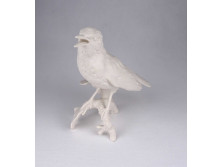 Nagyméretű jelzett Hummel Goebel bisquit porcelán madár figura 16 cm