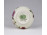 Hibátlan vajszínű, aranyozott Zsolnay pillangós porcelán váza 11.5 cm