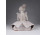 Kovács Éva ülő lány kerámia figura 18 cm