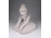 Kovács Éva ülő lány kerámia figura 18 cm