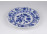 Antik hagyma mintás Meisseni porcelán süteményes tányér készletpótlásnak 15.8 cm
