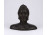 Dante Alighieri bronzírozott kerámia mellszobor, büszt 15cm x 13cm