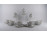 Régi kék virágmintás 5 személyes Zsolnay porcelán teáskészlet 14 darab