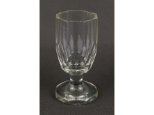 Antik biedermeier talpas üvegpohár 11.8 cm