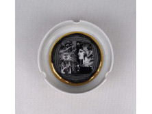 Szász Endre - Napfény Hollóházi porcelán hamutál