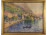 Philippo Fiorini: Moltrasio Como-i tó partja  - akvarell festmény 42 x 29.5 cm