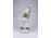 Antik nagyméretű SCHWARZA SAALBAHN szerelmes pár harlekin bohóc porcelán figura 23 cm
